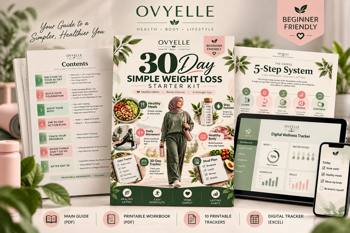 OVYELLE 30-Day Wellness System digital product mockup